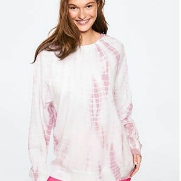 NEW VICTORIA'S SECRET PINK TIE DYE LEGGING CREW - Picture 2 of 9